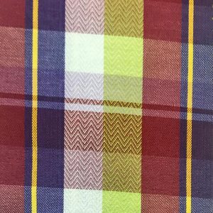 پارچه چهارخانه طرح ترک آيدين بنفش کد 315