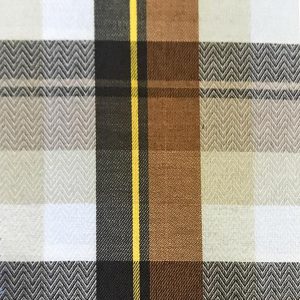 پارچه چهارخانه طرح ترک آيدين شکلاتی کد 325